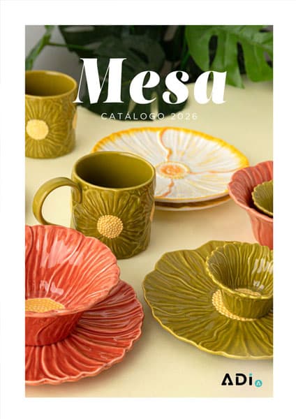 Portada del catálogo de menaje del hogar de ADI Mesa 2026