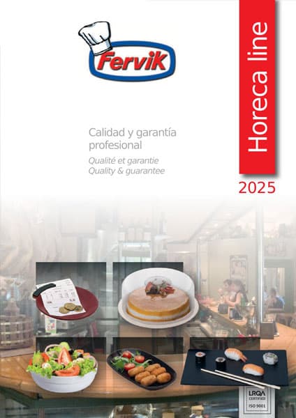 Portada del catálogo de productos de menaje para hostelería de Horeca Line 2025