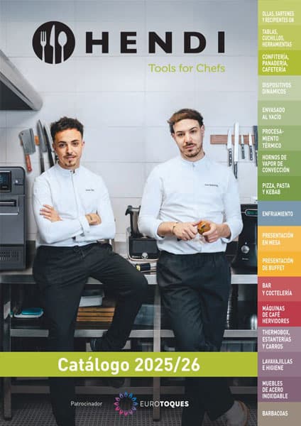 Portada del catálogo de productos de menaje para hostelería de Hendi 2025