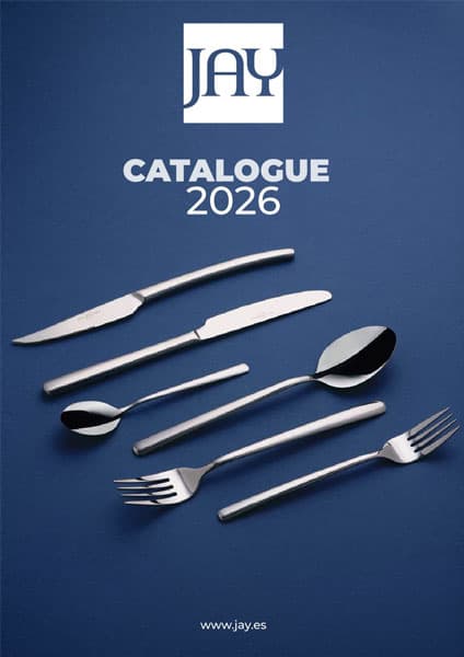 Portada del catálogo de menaje para el hogar y hostelería de Jay 2026