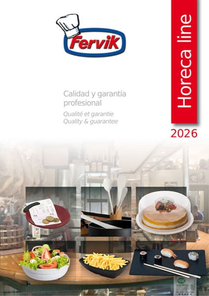 Portada del catálogo de productos de menaje para hostelería de Fervik Horeca 2026